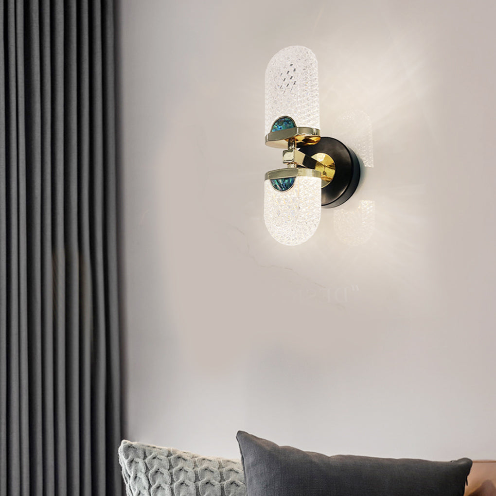 Creative LED Wall Sconces with Three-Step Dimming ??Up and Down Light Effect-Lighom