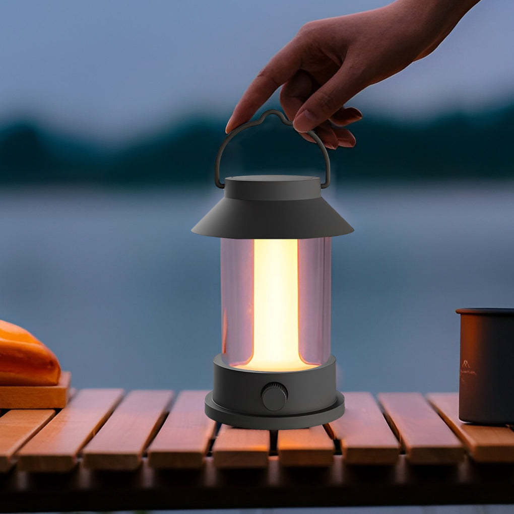Portable Waterproof Dimmable LED USB Rechargeable Outdoor Lanterns-Lighom