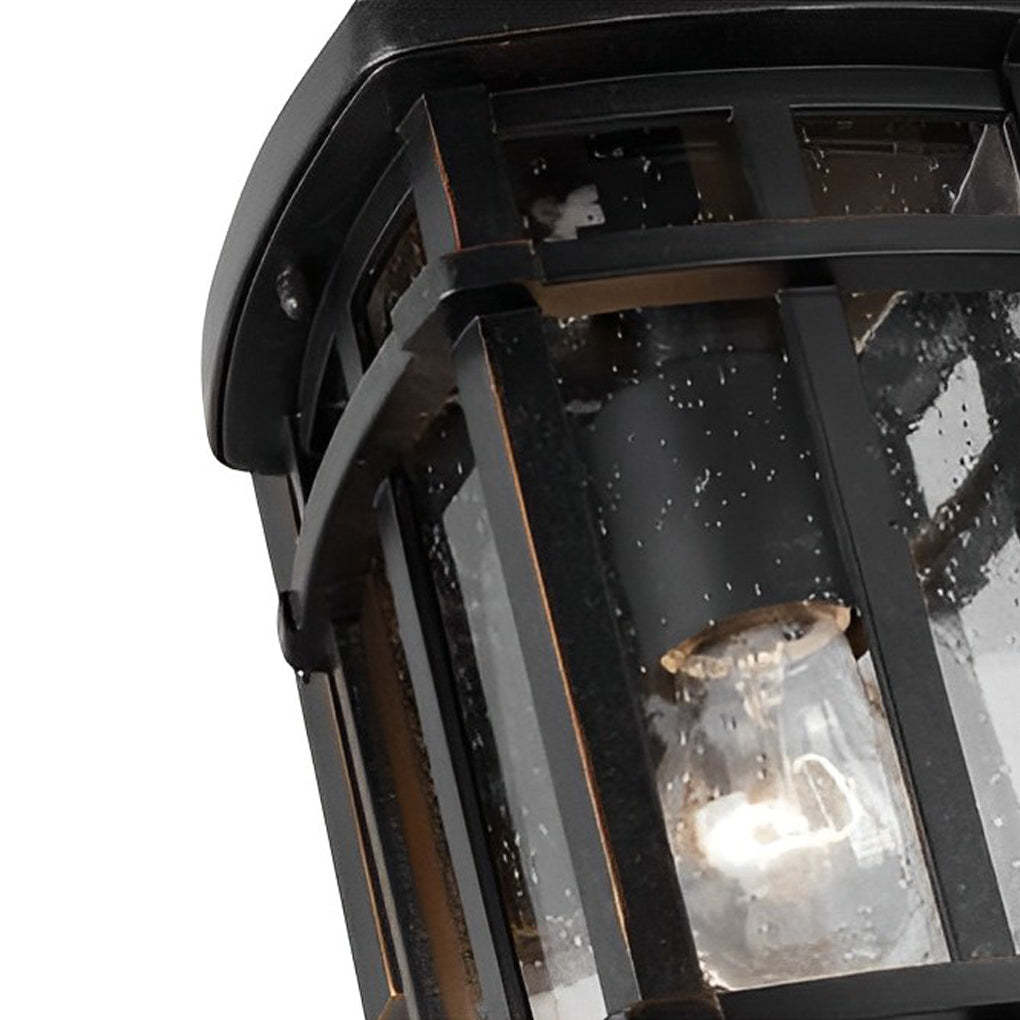 Retro Bubble Glass Modern Outdoor Wall Light
