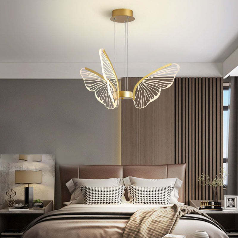Butterfly LED Dimmable Modern Pendant Chandelier with Remote