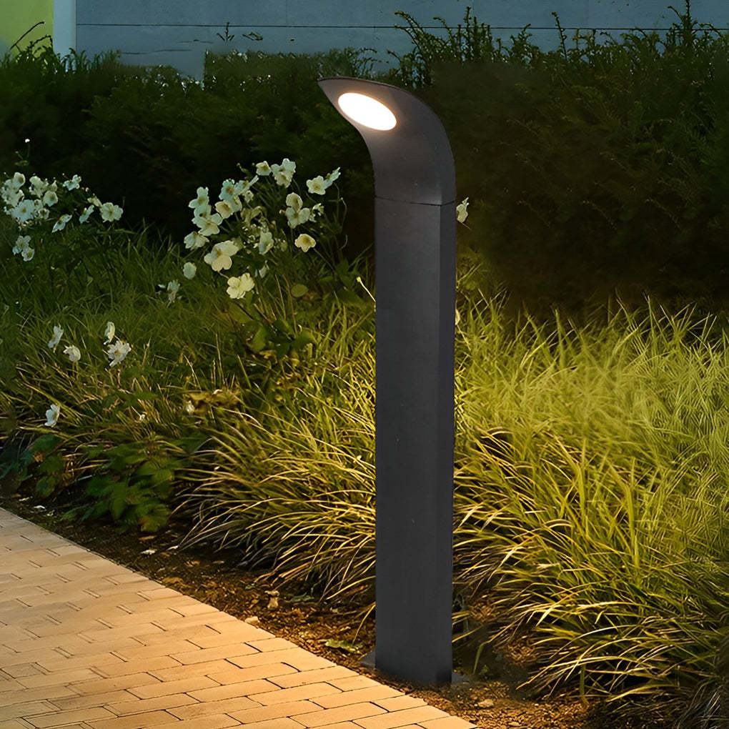 Waterproof IP65 COB LED Black Modern Outdoor Pathway Lights-Lighom