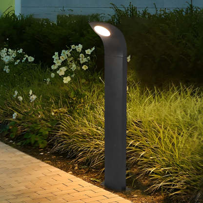Waterproof IP65 COB LED Black Modern Outdoor Pathway Lights-Lighom