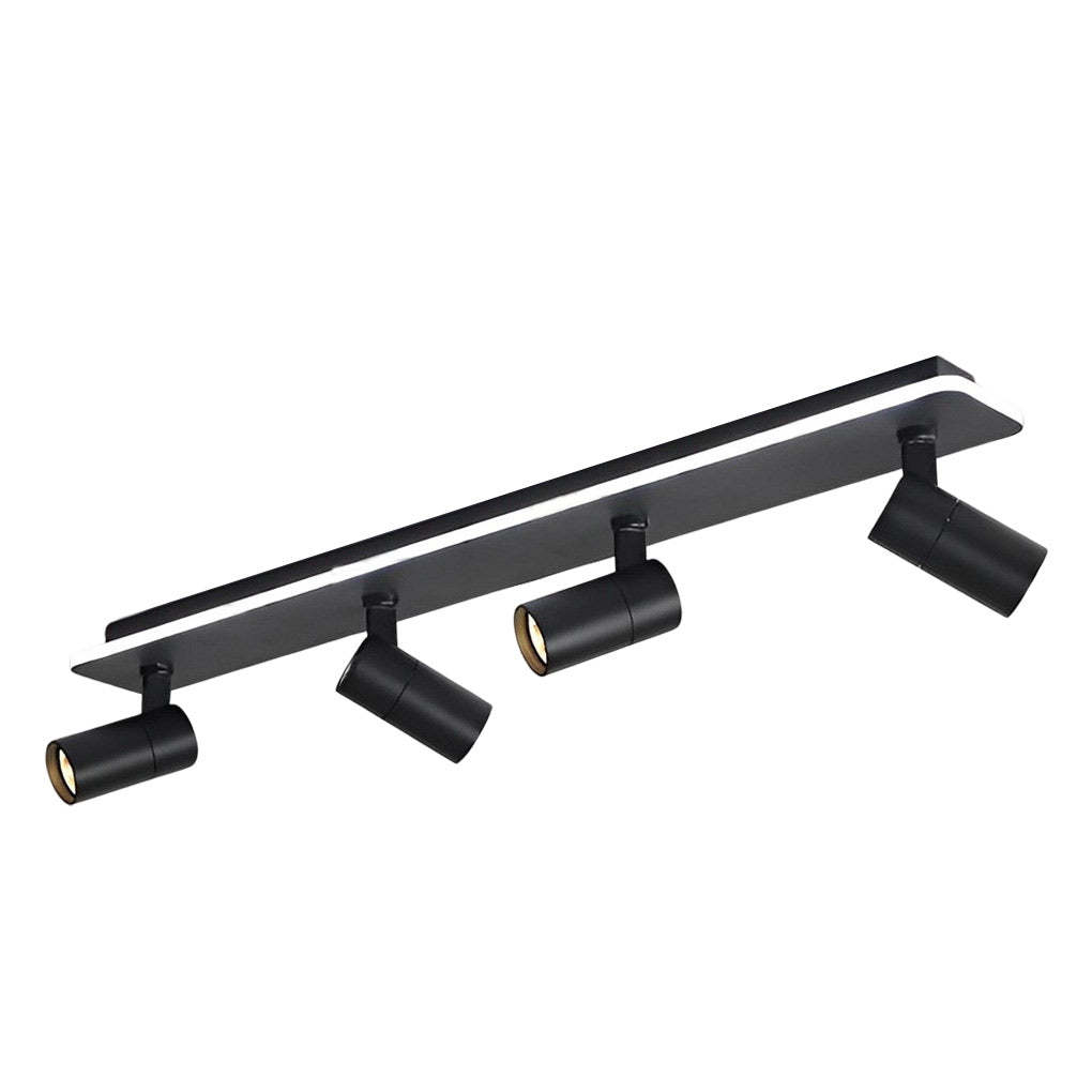 Minimalist Long Strip LED Flush Mount Adjustable Spotlight