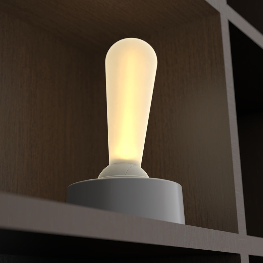Portable USB Bedside Desk Night Light with Modern Toggle Switch and Warm Glow-Lighom