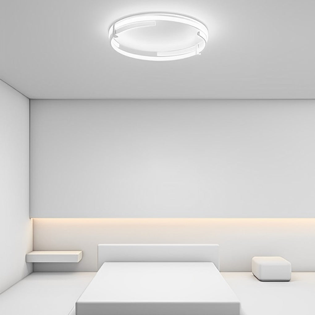 Round LED Dimmable Modern Ceiling Light with Remote
