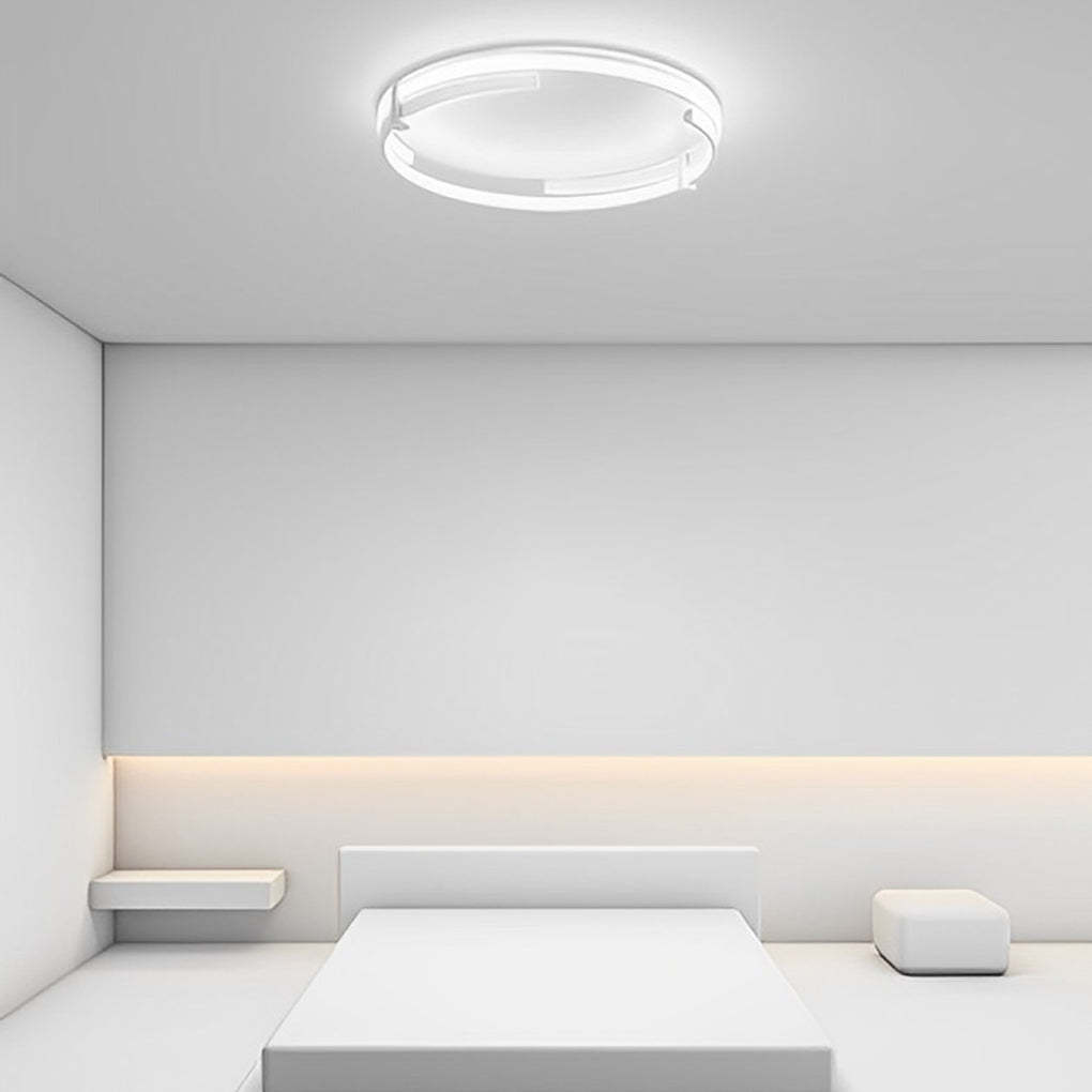 Round LED Dimmable Modern Ceiling Light with Remote