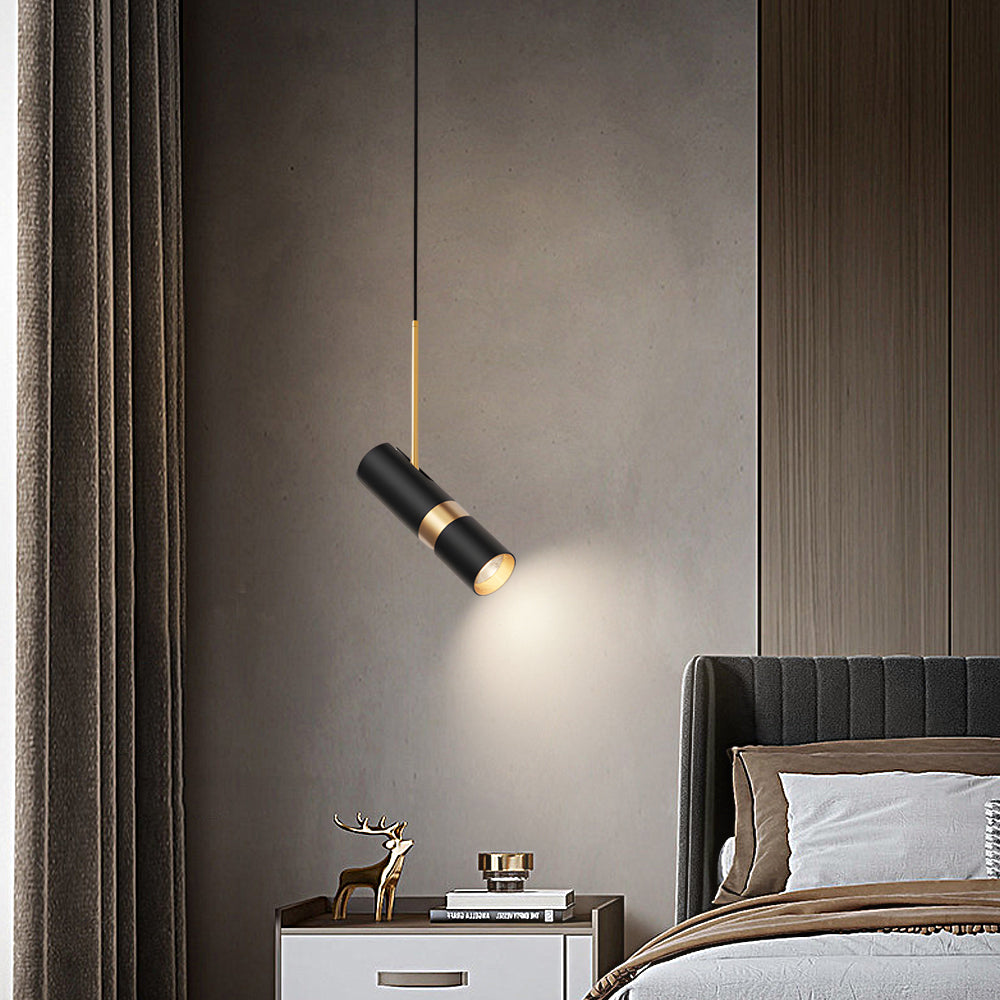 Cylindrical LED Dimmable Modern Pendant Lamp