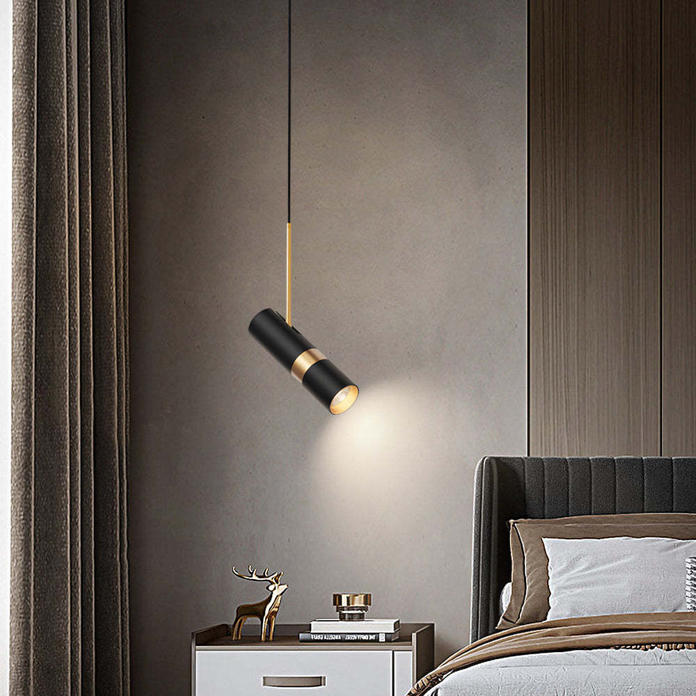 Cylindrical LED Dimmable Modern Pendant Lamp