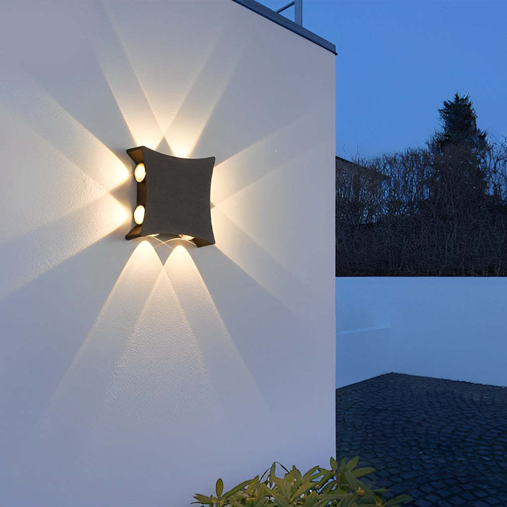 Four Way Wall Light Facade Light Outdoor LED 8W 4W 19W 6W Waterproof-Lighom