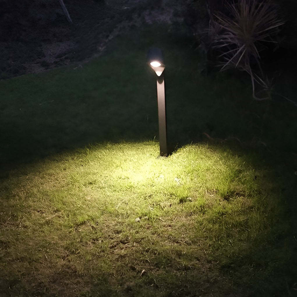 Minimalist Waterproof LED 10w Black Modern Outdoor Pathway Lights-Lighom