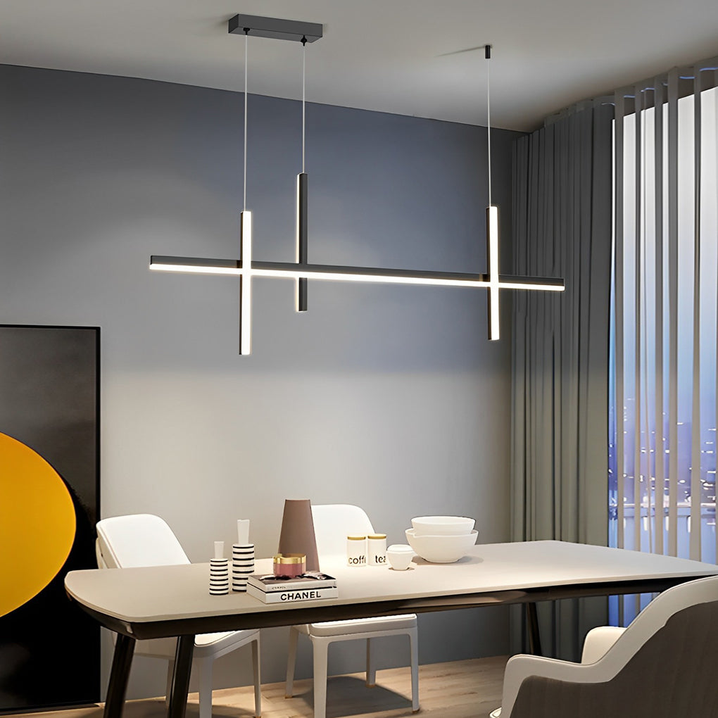 Minimalist Long Strip Dimmable Chandelier