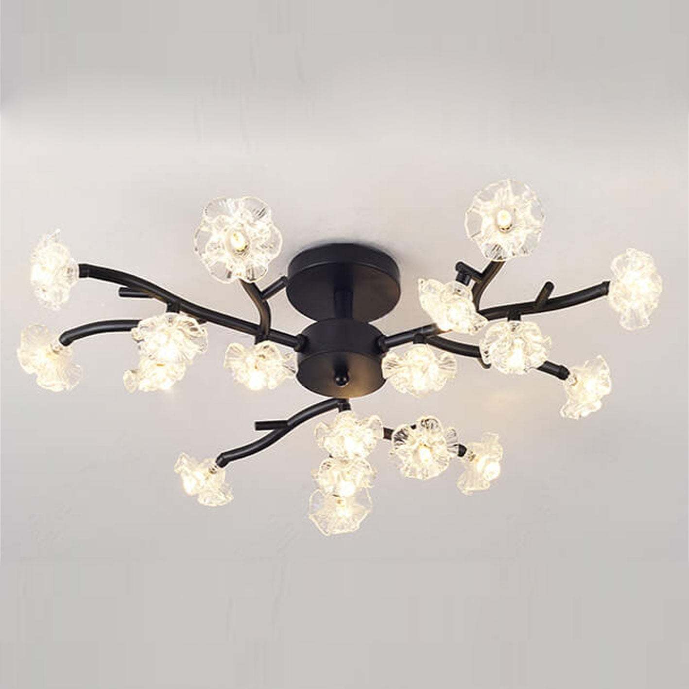Nordic Plum Blossom Branch LED Ceiling Light