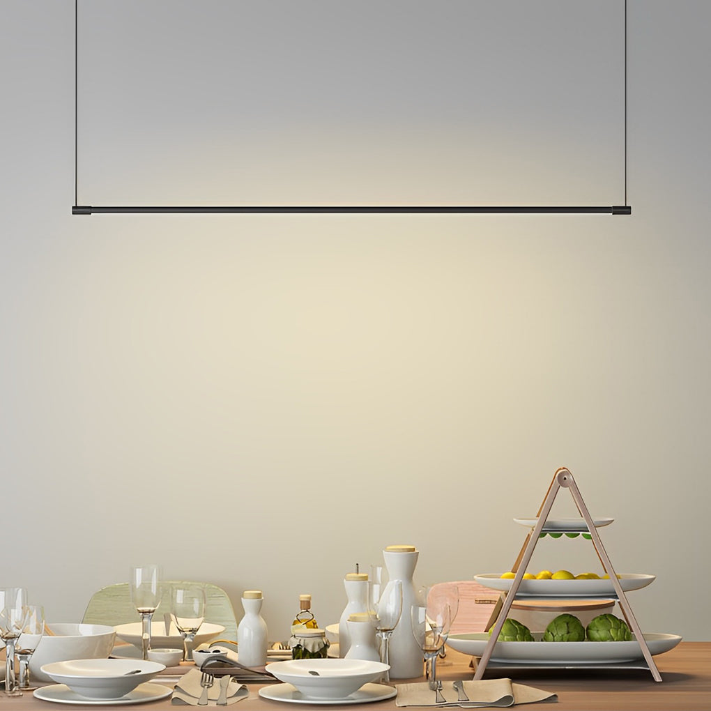 Minimalist Long Strip Stepless Dimming Black