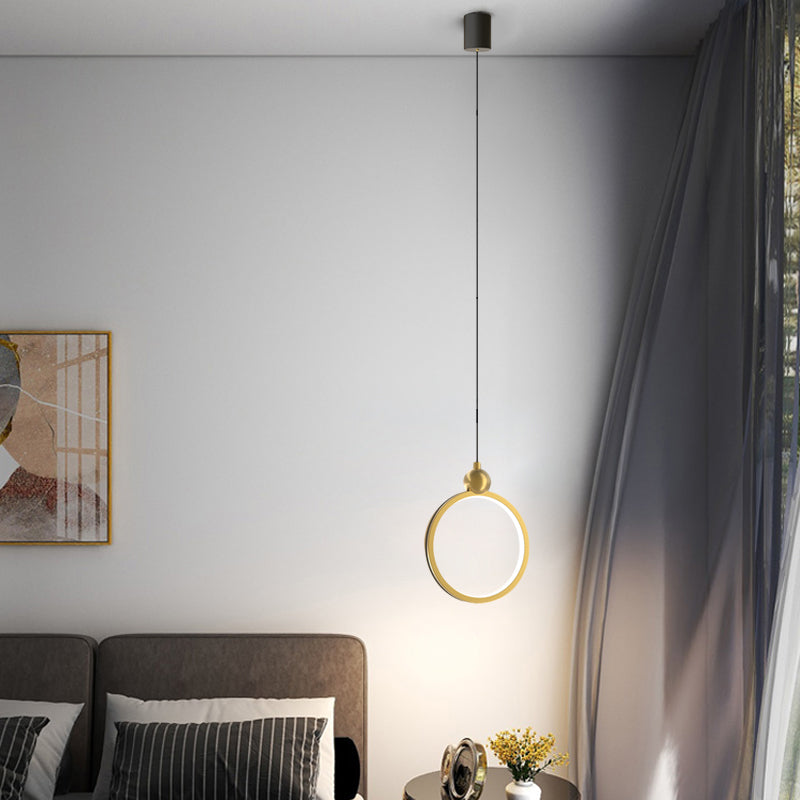 Minimalist Ring Dimming Aluminum Modern Pendant