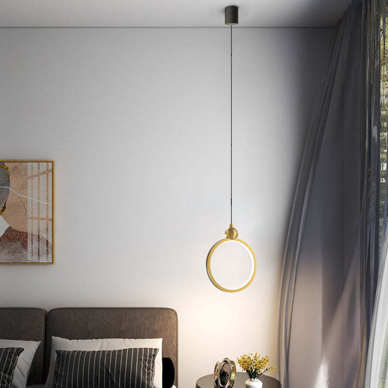 Minimalist Ring Dimming Aluminum Modern Pendant