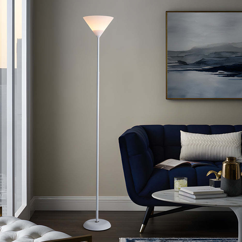 67 inch Modern Torchiere Uplight Floor Lamp with Adjustable Sidelight-Lighom