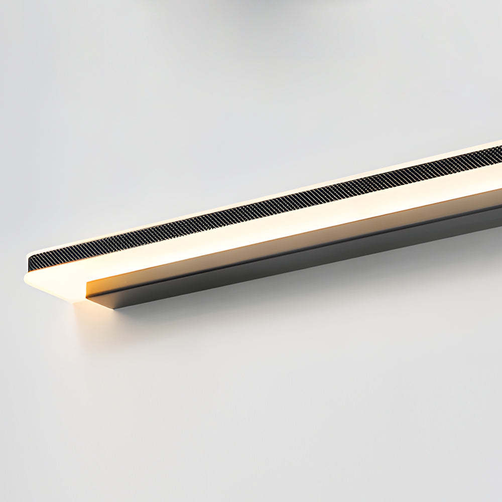 Matte Black Dimmable Linear LED Bathroom Vanity Light with Modern Acrylic-Lighom