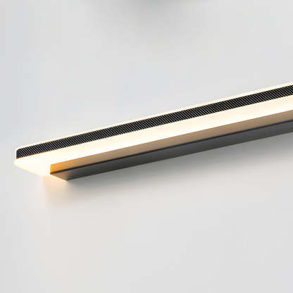 Matte Black Dimmable Linear LED Bathroom Vanity Light with Modern Acrylic-Lighom