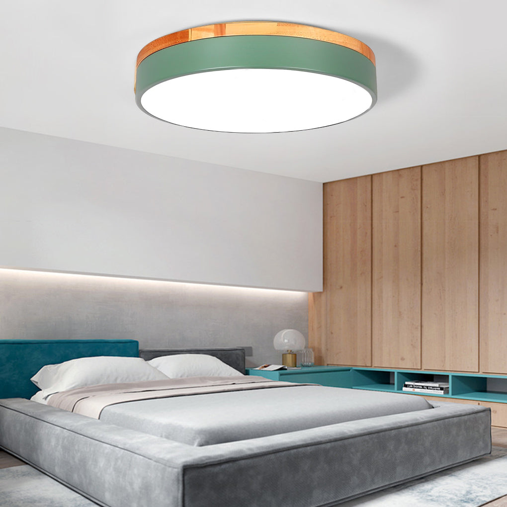 12" Circular LED Modern Flush Mount Ceiling Lamp