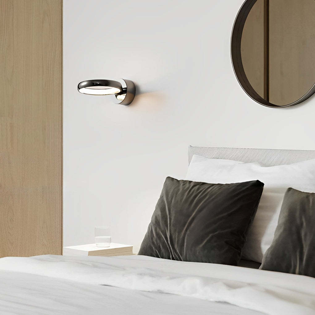Circular Minimalist Aluminum LED Nordic Decorative Wall Sconces Wall Lamp-Lighom