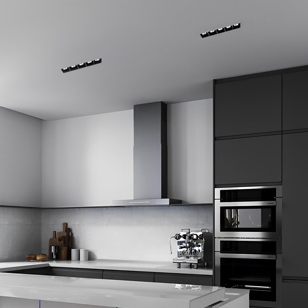 Linear Trimless Recessed Magnetic COB LED Downlight — 5W / Warm White / Set of 6