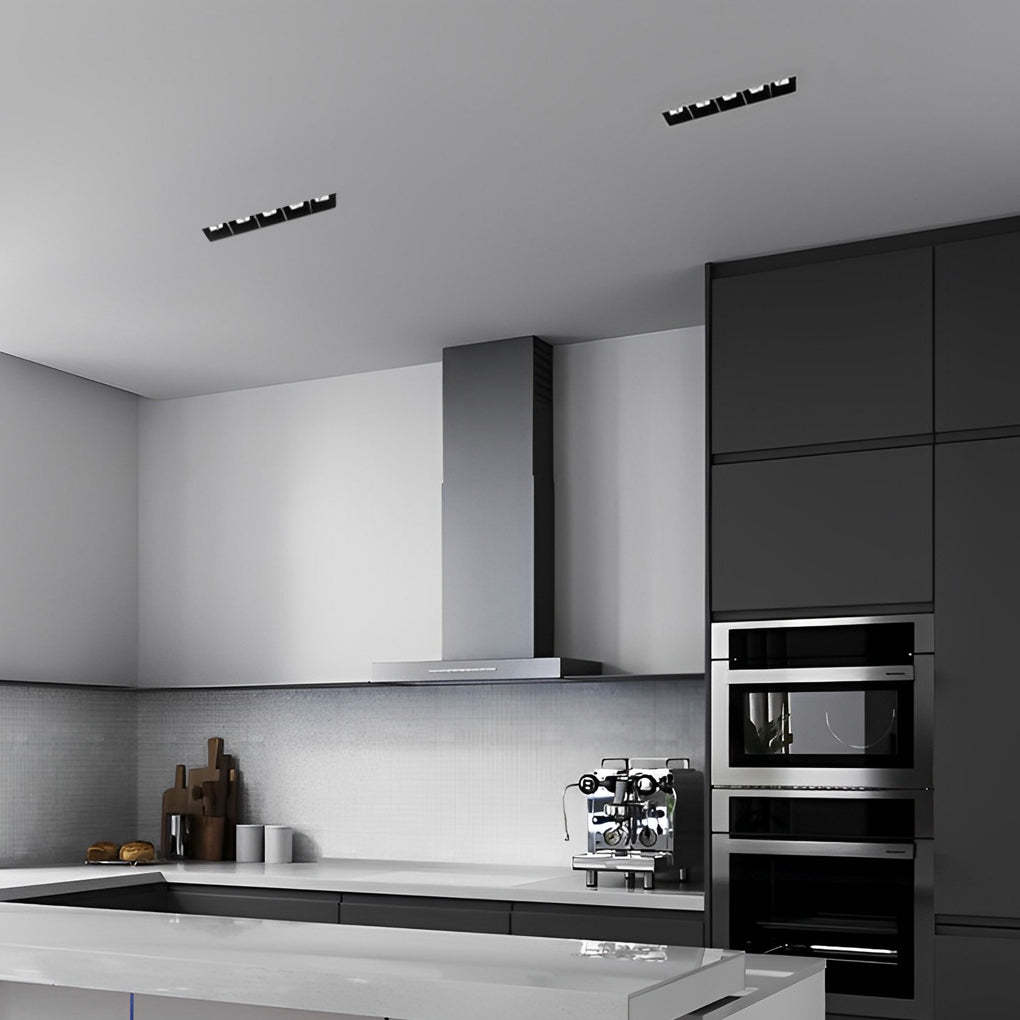 Linear Trimless Recessed Magnetic COB LED Downlight — 5W / Warm White / Set of 6