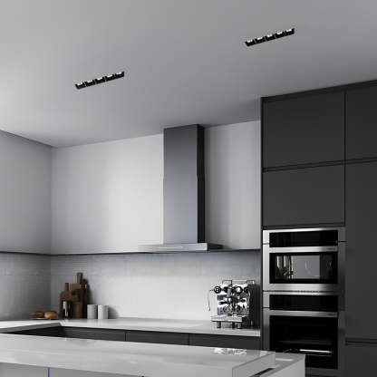 Linear Trimless Recessed Magnetic COB LED Downlight — 5W / Warm White / Set of 6