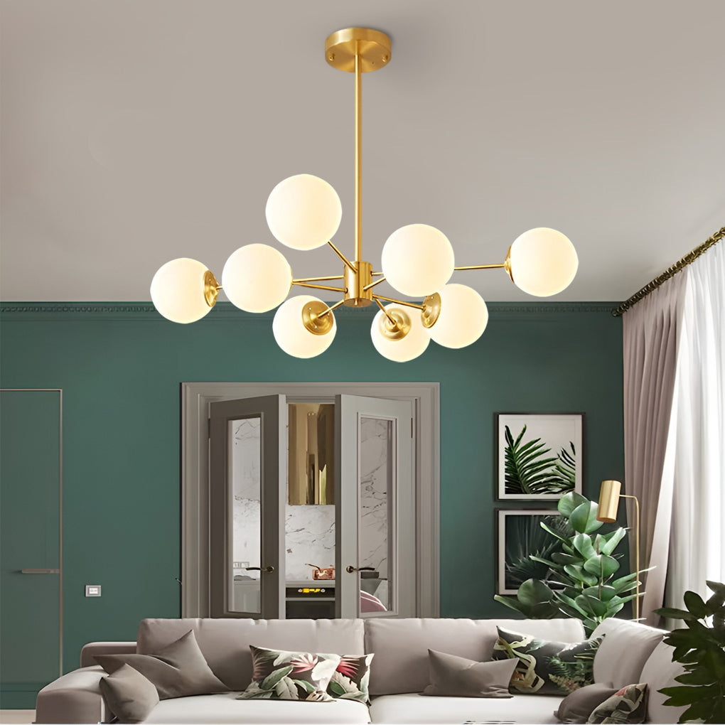 6-Light 3-Step Dimming LED Nordic Kitchen Island Pendant