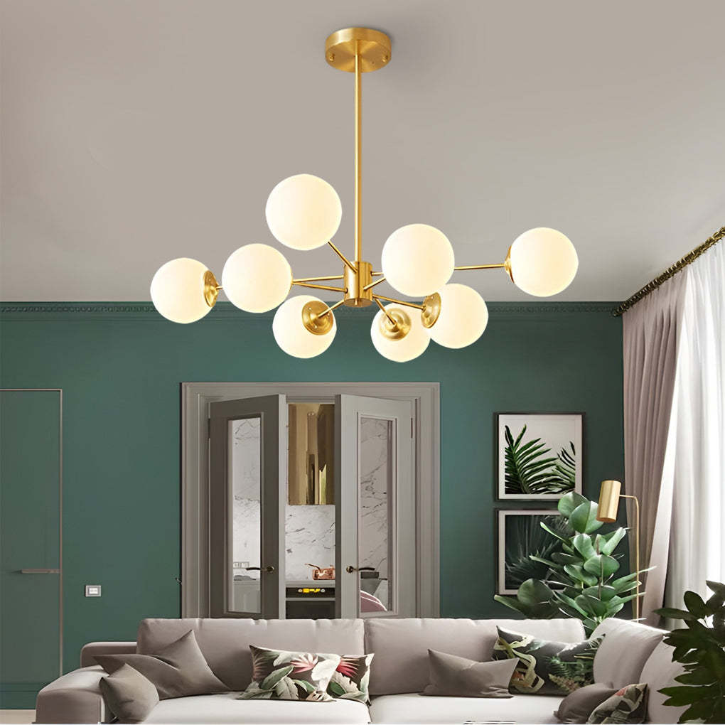 6-Light 3-Step Dimming LED Nordic Kitchen Island Pendant