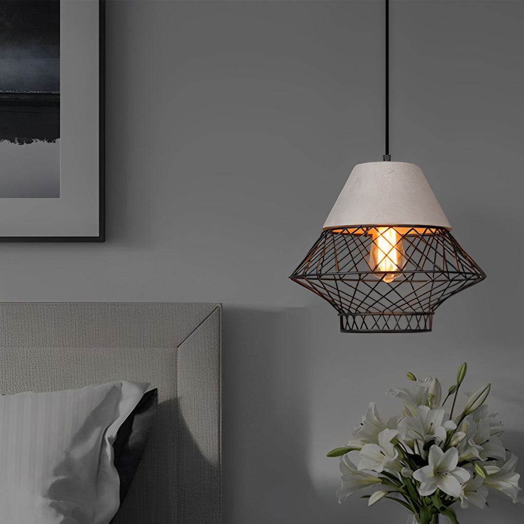 Modern retro island black pendant lighting — Matte Black
