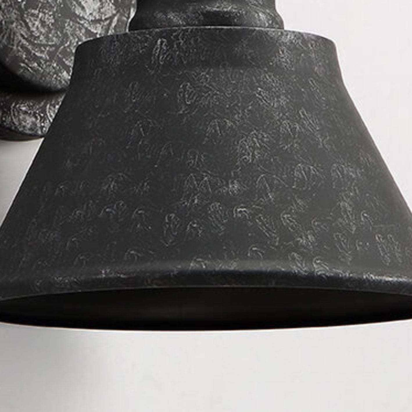 Vintage Industrial Iron Bell Outdoor Waterproof Wall Sconce