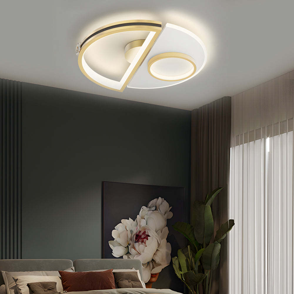 Semicircular Splicing Acrylic Modern LED Ceiling Light