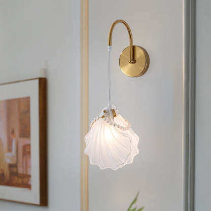 Glass Leaves Feathers Three Step Dimming Nordic Creative Wall Lights Fixture-Lighom