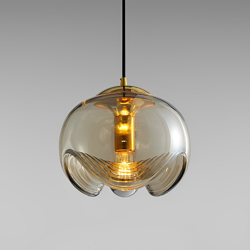 Retro Glass LED Modern Pendant