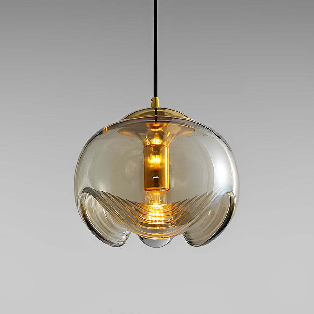 Retro Glass LED Modern Pendant