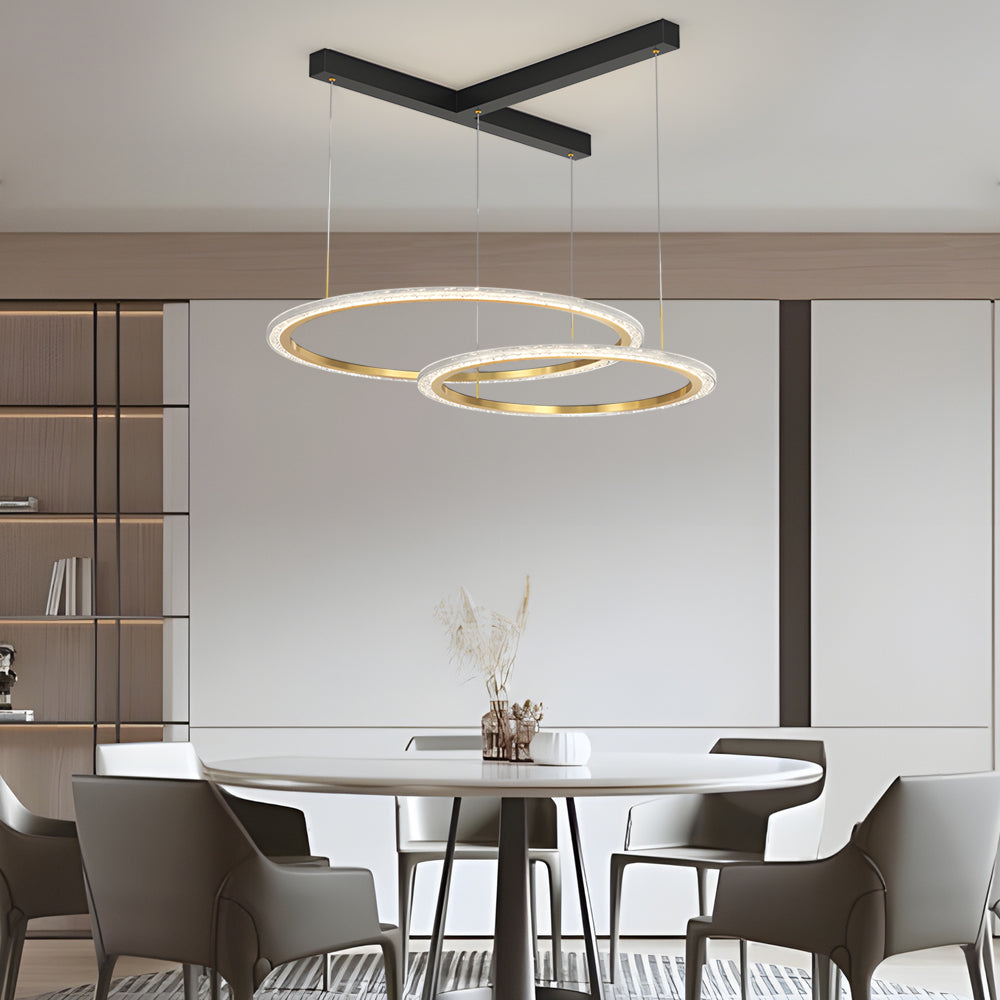 Ring Dimmable Modern Ceiling Chandelier