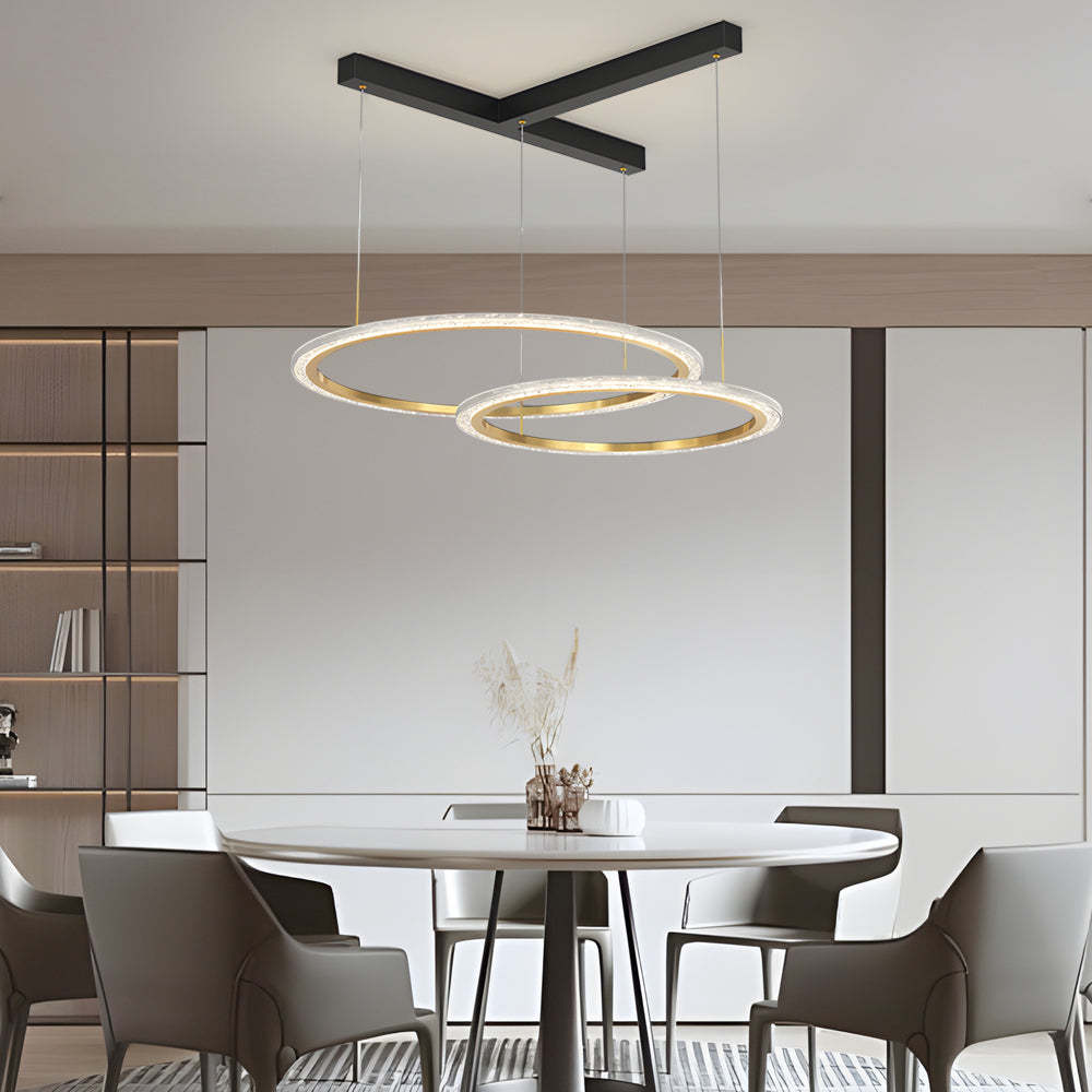 Ring Dimmable Modern Ceiling Chandelier