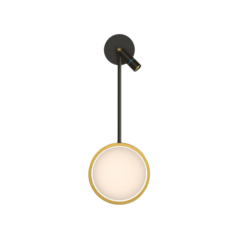 Creative Rings Stars Three Step Dimming Modern Wall Lamp with Spotlights-Lighom