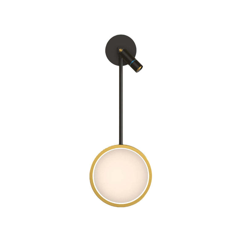 Creative Rings Stars Three Step Dimming Modern Wall Lamp with Spotlights-Lighom