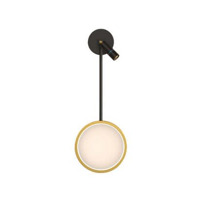 Creative Rings Stars Three Step Dimming Modern Wall Lamp with Spotlights-Lighom