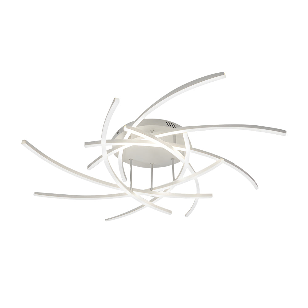 LED Dimmable Lines Modern Ceiling Light with Remote