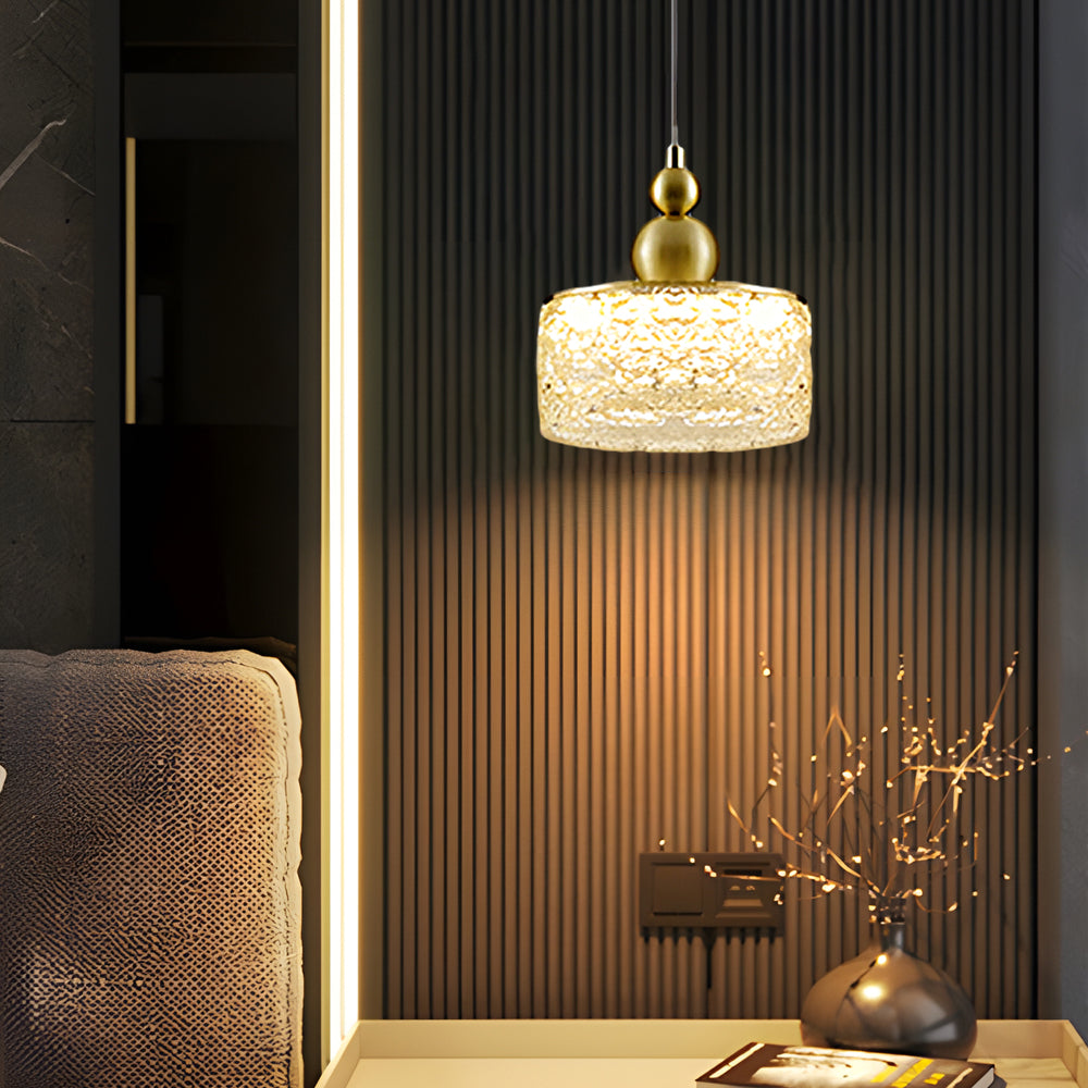 Acrylic Ice Texture Modern Hanging Light