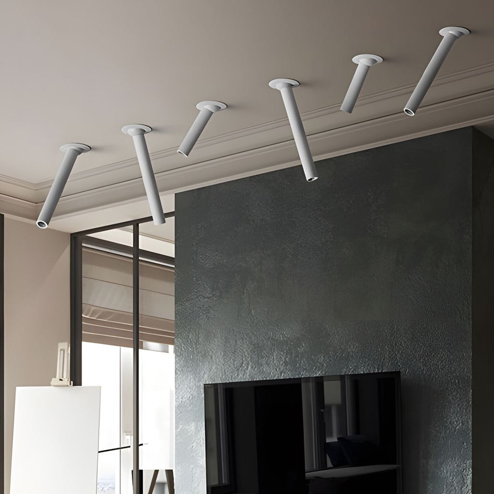 Gimbal Long Tube Recessed LED Ceiling Spotlight