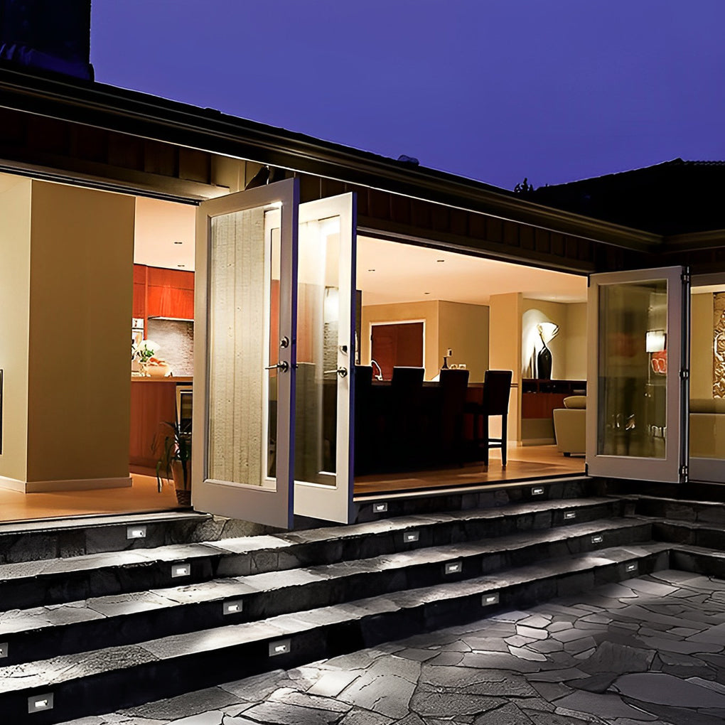 Rectangular & Grilles 3W LED IP65 Stair Wall Reccessed Lights Integrated Step Lighting-Lighom