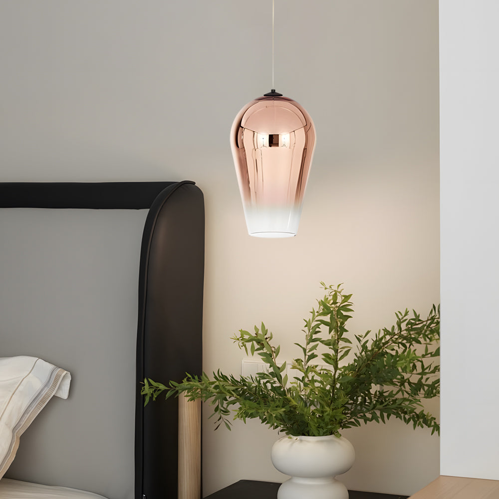 Art Glass Gradient Shade Nordic Post-Modern Pendant Light