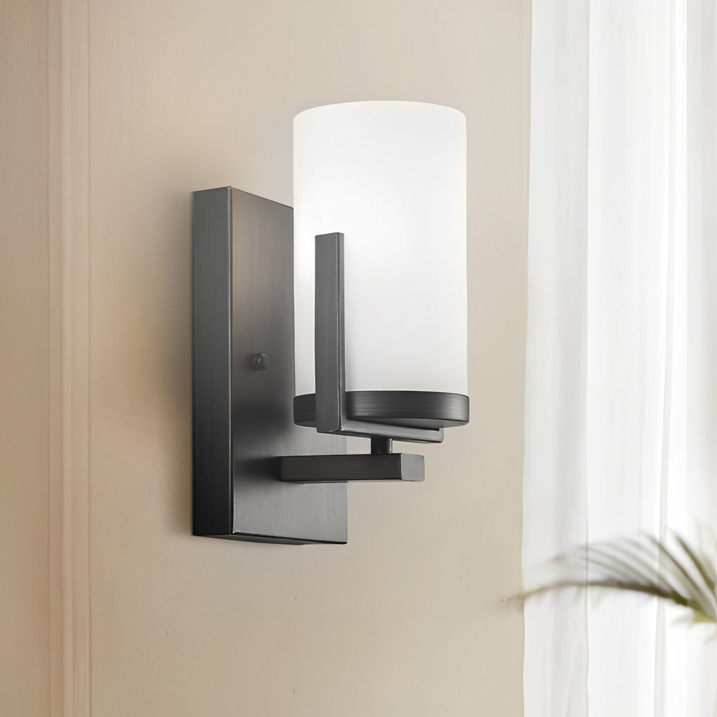 Candlestick retro black wall sconces, Lighom — Warm White (3000K)