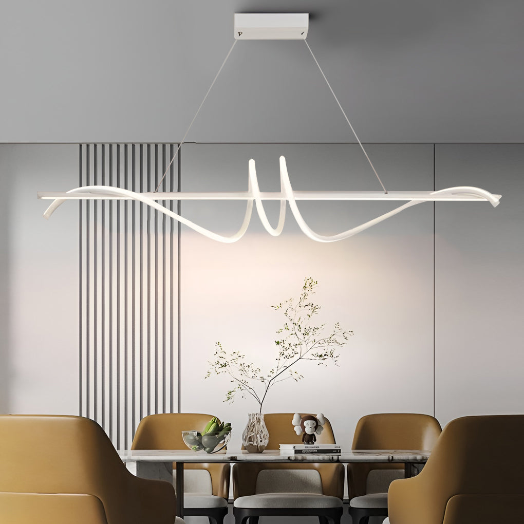 Strip LED Dimmable Nordic Kitchen Pendant