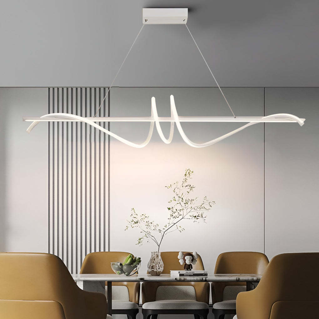 Strip LED Dimmable Nordic Kitchen Pendant