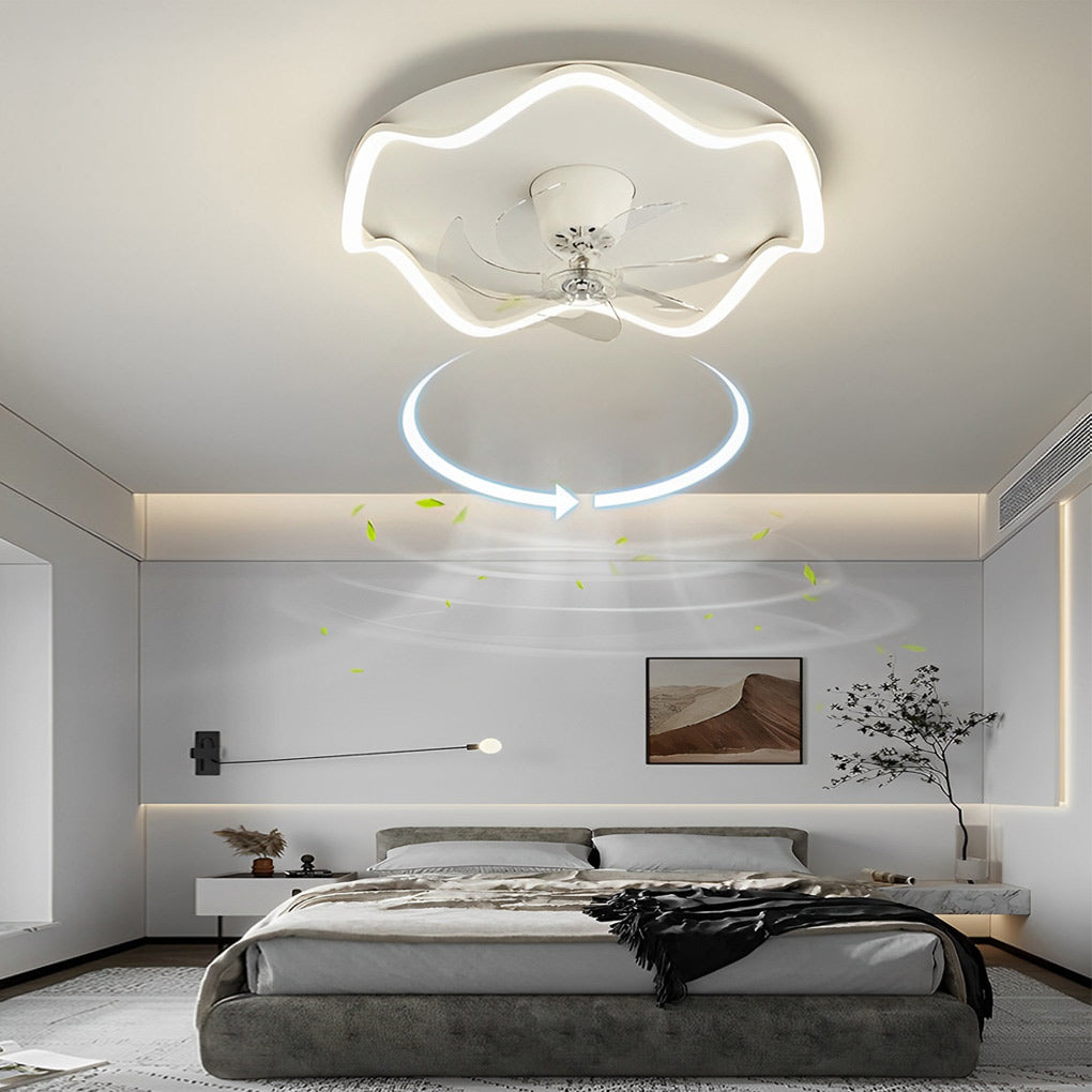 Ring Mute 360° Stepless Dimming LED Bladeless Fan