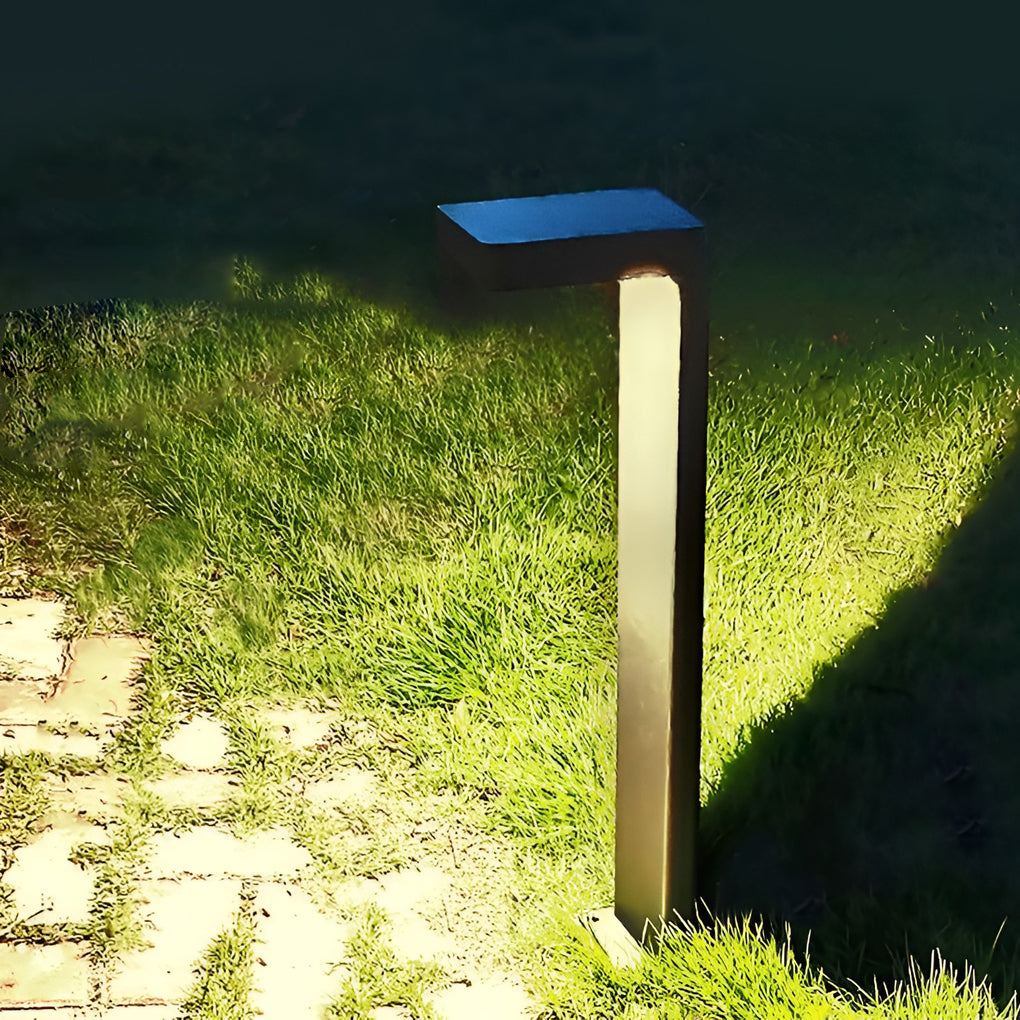 Dusk-to-Dawn Modern LED Solar Pathway Light